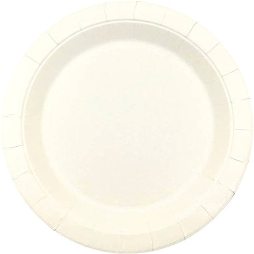 Writer Breakroom Earth Eco Economy Round Paper Plate 230mm White Pack Of 50 CTN20 | Better Office