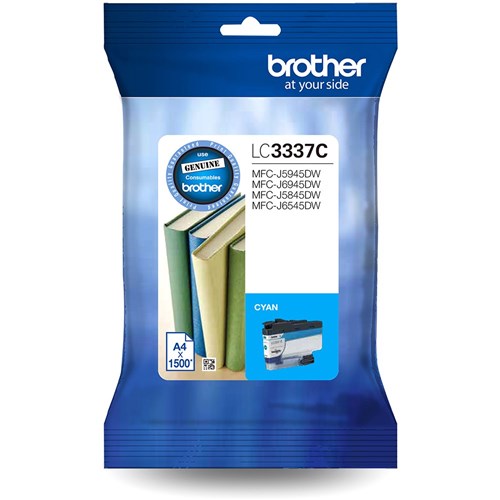 Brother LC-3337C Ink Cartridge High Yield Cyan