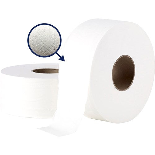 Sorbent Professional Jumbo Toilet Tissue Rolls 2 Ply 250m Carton Of 8 | Better Office