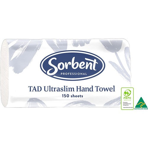 Sorbent Professional TAD Ultraslim�Hand Towel 1 Ply 150 Sheets Carton Of 16