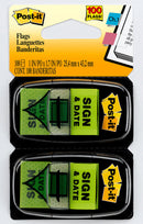 FLAGS POST-IT 680-SD2 SIGN & DATE PK100