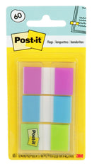 FLAGS POST-IT 680-PBG PURP/BLU/GRN 60 FLAGS
