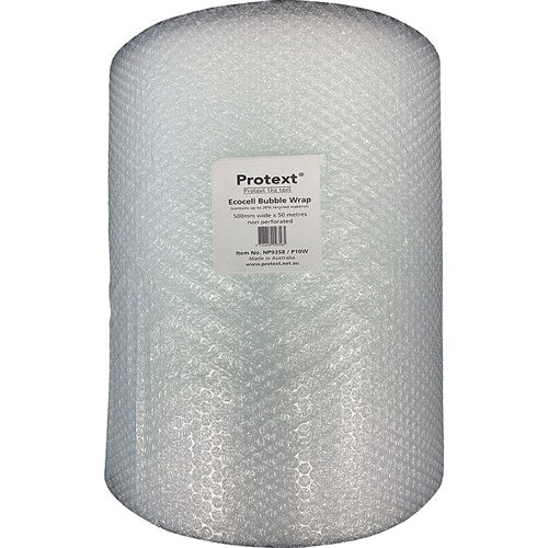 Protext Bubble Wrap Office Roll Non-Perforated 500mm x 50m Clear