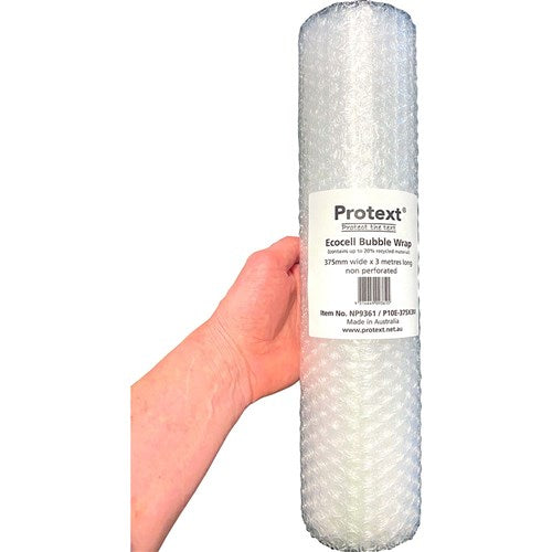 Protext Bubble Wrap Office Roll Non-Perforated 375mm x 3m Clear