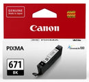 INKJET CART CANON CLI671BK BLACK