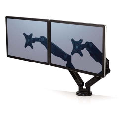 MONITOR ARM FELLOWES PLATINUM SERIES DUAL BLACK