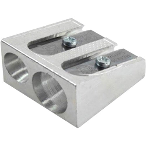 Stat Double Hole Metal Pencil Sharpener