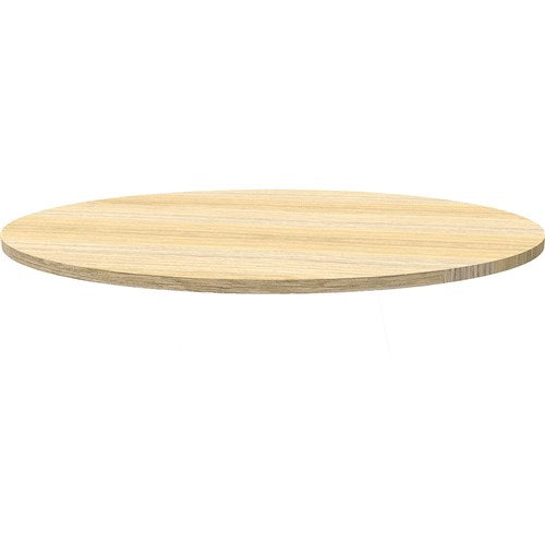 Rapidline Round Table Top Only 1200mm Diameter x 25mmD Natural Oak