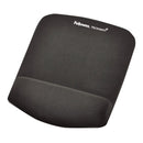 MOUSE PAD WRIST REST FELLOWES PLUSHTOUCH LYCRA GRAPHITE