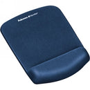 MOUSE PAD WRIST REST FELLOWES PLUSH TOUCH LYCRA BLUE (FELLOWES)