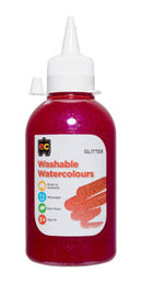 Paint Glitter Ec 250ml Washable Watercolour Pink