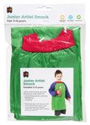 ART SMOCK EC JUNIOR ARTIST GREEN & BLUE FOR AGES 4-8