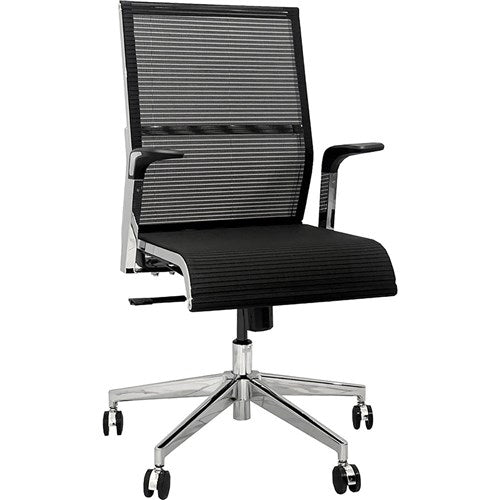 K2 EP Retro Executive Chair Medium Back Black Mesh