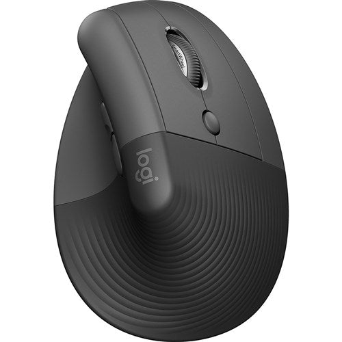 Logitech Lift Vertical Ergonomic Wireless Mouse Graphite