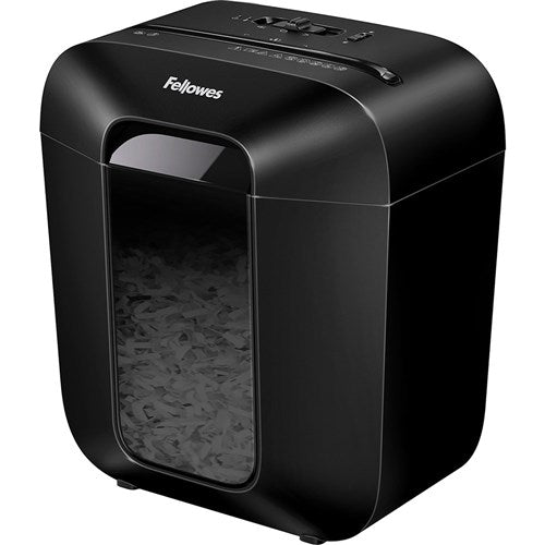 Fellowes Powershred? LX10 Cross-Cut Shredder Black