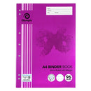 BINDER BOOK OLYMPIC A4 8MM RULED 96PG