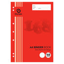 BINDER BOOK OLYMPIC A4 8MM RULED 168PG
