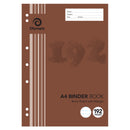 BINDER BOOK OLYMPIC A4 8MM RULED 192PG