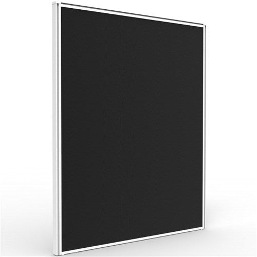 Rapidline SHUSH30+ Screen 750W x 30D x 900mmH White Frame Black Pinnable Fabric