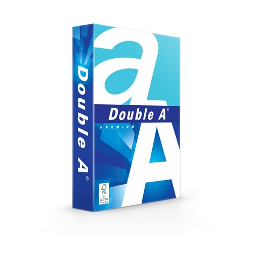 Double A Premium FSC Copy Paper A4 80gsm White Ream of 500 BOX5