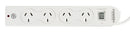 Powerboard 4 Outlet With Overload Protection/Master Switch