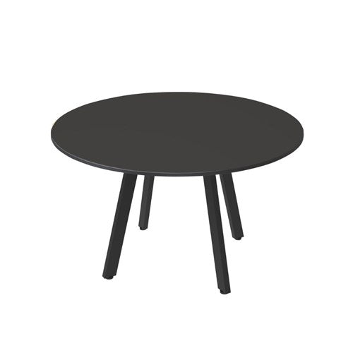 Rapidline Eternity Round Meeting 1200D x 730mmH Black Top Black Base