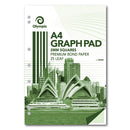 Graph Pad Olympic A4 2mm Top Padded 7 Holes 25lf (PK5)
