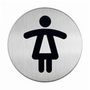 Sp- Sign Durable Pictogram 83mm Toilet Women