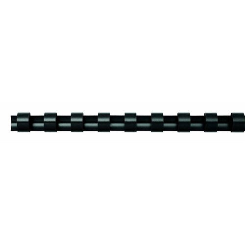Fellowes Plastic Binding Comb 8mm 21 Loop 40 Sheet Capacity Black Pack Of 100