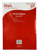ENVELOPE STAT C4 STRONG WHITE PEEL/SEAL PK50