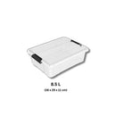 Sp- Storage Tub Protext 8.5l 380x290x11mm Clear With Clip Lock Lid