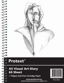 Sp- Visual Art Diary Protext Pp A5 120pg 110gsm White Page