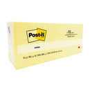 Notes Post-It 38x50mm 653 Yellow Pk12
