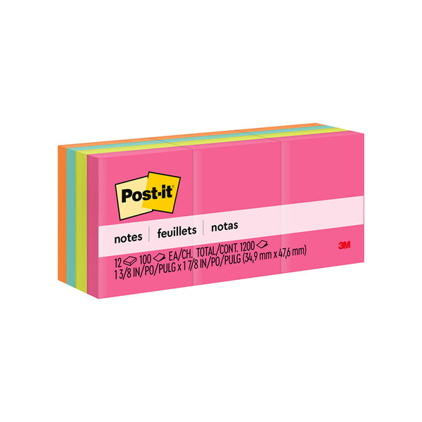 NOTES POST-IT 38X51MM 653AN CAPE/POPTI PK12