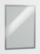 Sp- Sign Holder Duraframe Durable A3 Silver Adhesive Back Pk2