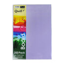 Sp- Cardboard Quill A4 160gsm Lilac Pk200