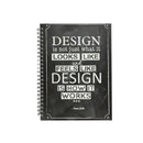 Notebook Profile A5 Hardcover Spiral Design 160pg