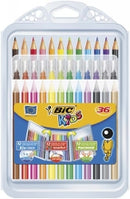 Sp- Colouring Set Bic Crayons/Pencils/Felt Pens Pk36