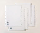 DIVIDERS MARBIG A4 PP 1-5 TAB WHITE