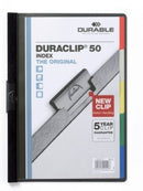 Sp- Flat File Duraclip 50 A4 5 Division Black