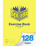 Sp- Exercise Book Spirax A4 110 8mm Ruled 128pg (PK10)
