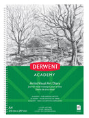 Sp- Visual Art Diary Derwent Academy A4 Portrait 80pg