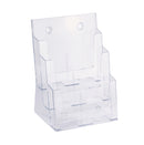 BROCHURE HOLDER A4 3 TIER CLEAR
