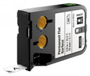 Sp- Label Tape Dymo 12mm Xtl Permanent Flat Surface Black On White