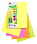 COPY PAPER QUILL A4 80GSM FLUORO ASST PK500