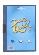 Sp- File Durable A4 Duraquick Clip 20 Sht Blue