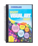 Sp- Visual Art Diary Cumberland A5 Insert Cover Black 120pg