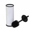 Toilet Brush Compass Powder Coated White