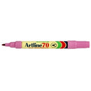 Sp- Marker Artline 70 Permanent 1.5mm Bullet Nib Pink (BX12)