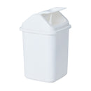 BIN COMPASS 20L SWING WHITE PLASTIC